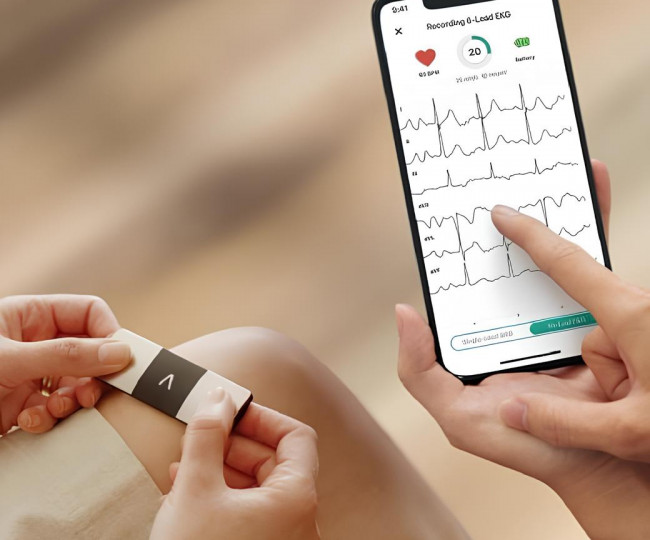Персональный монитор ЭКГ AliveCor KardiaMobile 6-Lead Personal EKG Monitor